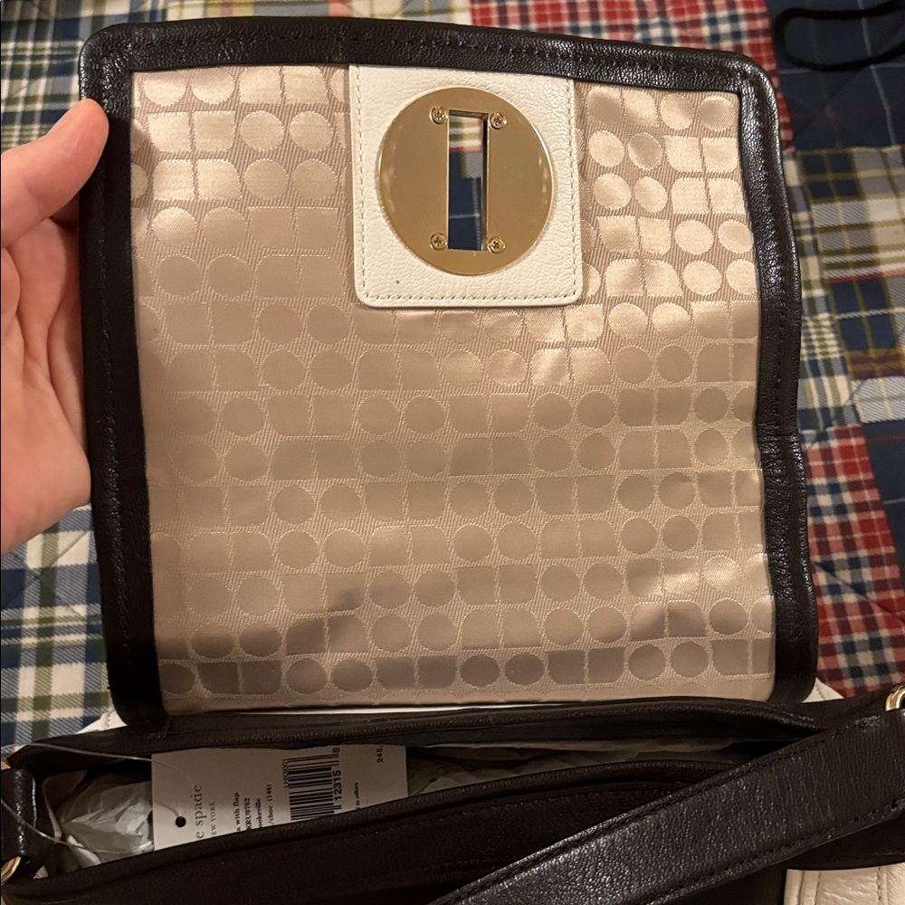 Kate Spade Black and White Sofia Shoulder Bag - Picture 5 of 8